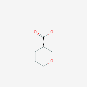molecular formula C7H12O3 B8220075 methyl (3S)-oxane-3-carboxylate 