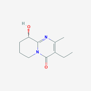 (9S)-3-ethyl-9-hydroxy-2-methyl-6,7,8,9-tetrahydropyrido[1,2-a]pyrimidin-4-one