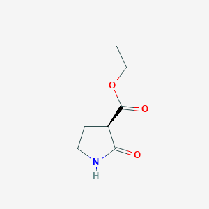 molecular formula C7H11NO3 B8220179 ethyl (3R)-2-oxopyrrolidine-3-carboxylate 