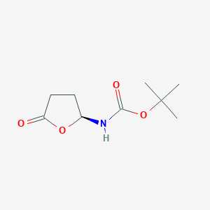molecular formula C9H15NO4 B8220186 tert-butyl N-[(2S)-5-oxooxolan-2-yl]carbamate 