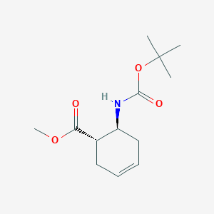 methyl (1S,6S)-6-[(2-methylpropan-2-yl)oxycarbonylamino]cyclohex-3-ene-1-carboxylate