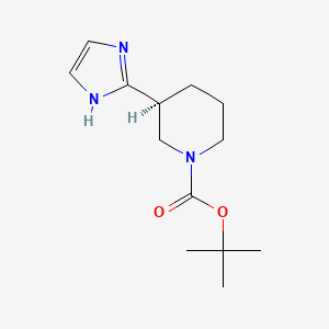tert-butyl (3S)-3-(1H-imidazol-2-yl)piperidine-1-carboxylate