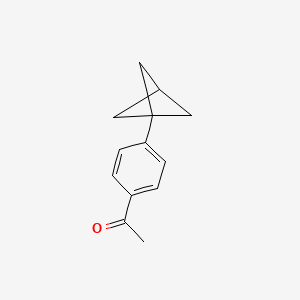 1-[4-(1-Bicyclo[1.1.1]pentanyl)phenyl]ethanone