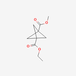 3-O-ethyl 1-O-methyl bicyclo[1.1.1]pentane-1,3-dicarboxylate