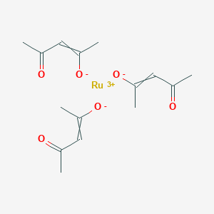 molecular formula C15H21O6Ru B082205 Ruthenium(III) acetylacetonate CAS No. 14284-93-6