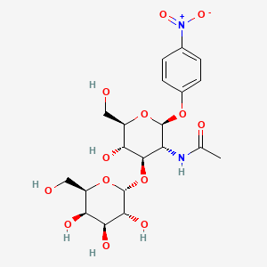 molecular formula C20H28N2O13 B8220784 Gal(a1-3)GlcNAc(b)-O-Ph(4-NO2) 