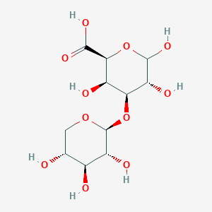 (2S,3R,4S,5R)-3,5,6-trihydroxy-4-[(2S,3R,4S,5R)-3,4,5-trihydroxyoxan-2-yl]oxyoxane-2-carboxylic acid