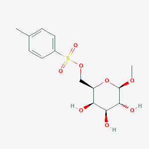 [(2R,3R,4S,5R,6R)-3,4,5-trihydroxy-6-methoxyoxan-2-yl]methyl 4-methylbenzenesulfonate