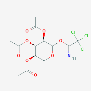 molecular formula C13H16Cl3NO8 B8220851 2,3,4-Tri-O-acetyl-beta-D-xylopyranosyl trichloroacetimidate 