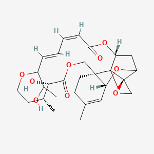 Verrucarin a,7'-deoxo-7'-[(1R)-1-hydroxyethyl]-,(7'r)-