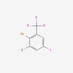 2-Bromo-1-fluoro-5-iodo-3-(trifluoromethyl)benzene