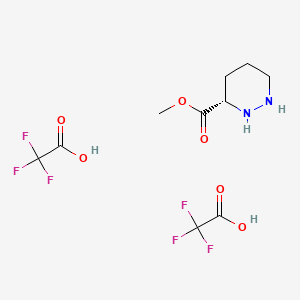 Methyl (S)-hexahydropyridazine-3-carboxylate bis(2,2,2-trifluoroacetate)