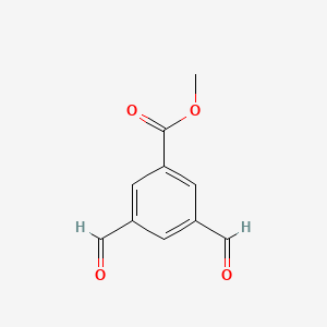 molecular formula C10H8O4 B8220940 3,5-二甲酰基苯甲酸甲酯 
