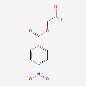 molecular formula C9H7NO5 B8220980 2-Oxoethyl 4-nitrobenzoate 