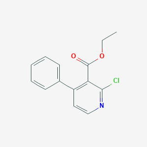 molecular formula C14H12ClNO2 B8221038 Ethyl 2-chloro-4-phenylnicotinate 