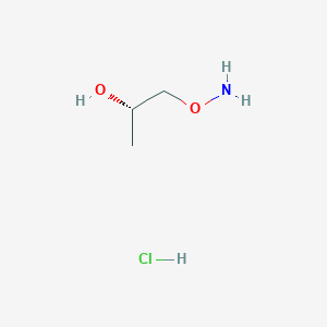 molecular formula C3H10ClNO2 B8221088 (S)-1-aminooxypropan-2-ol hydrochloride 