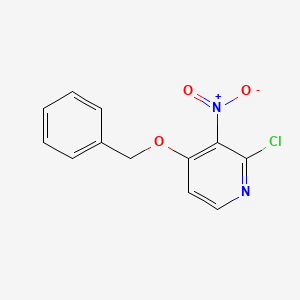 molecular formula C12H9ClN2O3 B8221119 4-(Benzyloxy)-2-chloro-3-nitropyridine 