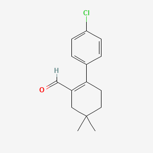 2-(4-chlorophenyl)-5,5-dimethyl-1-Cyclohexene-1-carboxaldehyde