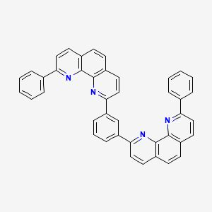 molecular formula C42H26N4 B8221301 1,3-Bis(9-phenyl-1,10-phenanthrolin-2-yl)benzene 