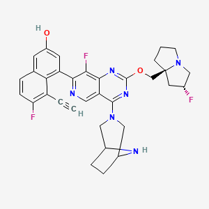 molecular formula C33H31F3N6O2 B8221346 MRTX1133 CAS No. 2621928-55-8