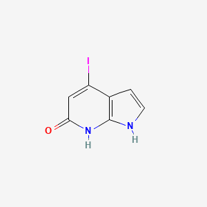 4-iodo-1H-pyrrolo[2,3-b]pyridin-6-ol