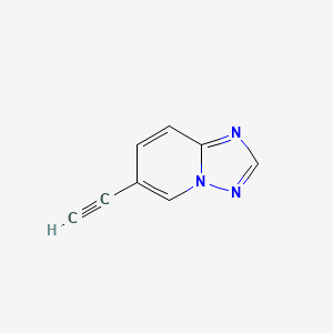 molecular formula C8H5N3 B8221447 6-Ethynyl-[1,2,4]triazolo[1,5-a]pyridine 