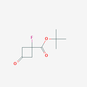 Tert-butyl 1-fluoro-3-oxocyclobutane-1-carboxylate