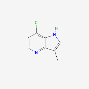 molecular formula C8H7ClN2 B8221656 7-chloro-3-methyl-1H-pyrrolo[3,2-b]pyridine 