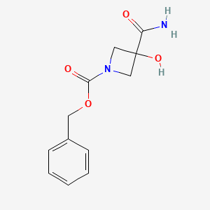 Benzyl 3-carbamoyl-3-hydroxyazetidine-1-carboxylate