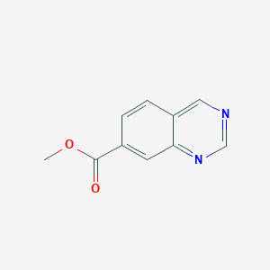 molecular formula C10H8N2O2 B8221680 Methyl quinazoline-7-carboxylate CAS No. 1638763-25-3