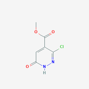 molecular formula C6H5ClN2O3 B8221721 Methyl3-chloro-6-hydroxypyridazine-4-carboxylate 