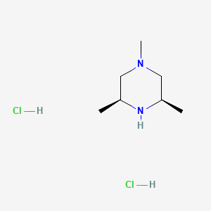 molecular formula C7H18Cl2N2 B8221870 cis-1,3,5-Trimethylpiperazinedihydrochloride 
