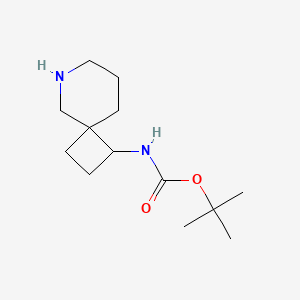 tert-butyl N-{6-azaspiro[3.5]nonan-1-yl}carbamate