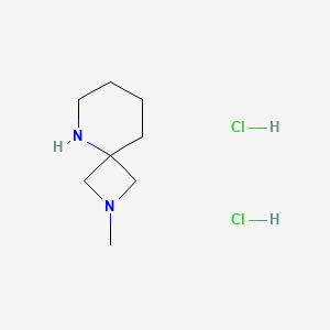 molecular formula C8H18Cl2N2 B8221940 2-Methyl-2,5-diazaspiro[3.5]nonane dihydrochloride 