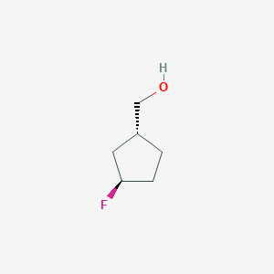 molecular formula C6H11FO B8221986 [trans-3-Fluorocyclopentyl]methanol 