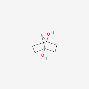 molecular formula C7H12O2 B8221993 Bicyclo[2.2.1]heptane-1,4-diol 