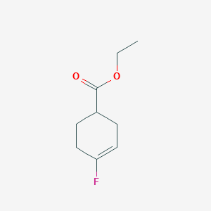 molecular formula C9H13FO2 B8222149 Ethyl 4-fluorocyclohex-3-ene-1-carboxylate CAS No. 452333-58-3