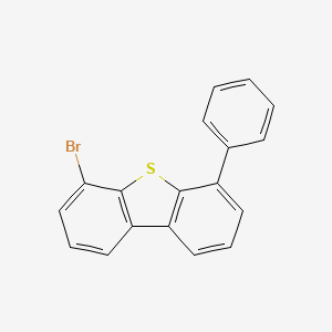 molecular formula C18H11BrS B8222220 4-Bromo-6-phenyldibenzo[b,d]thiophene 