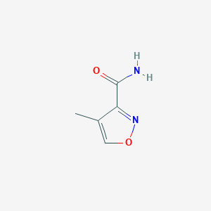 molecular formula C5H6N2O2 B8222231 4-Methylisoxazole-3-carboxamide CAS No. 38061-70-0