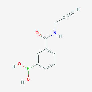 molecular formula C10H10BNO3 B8222301 [3-(2-Propyn-1-ylcarbamoyl)phenyl]boronic acid 