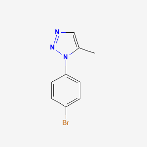 molecular formula C9H8BrN3 B8222349 1-(4-Bromophenyl)-5-methyl-1H-1,2,3-triazole 