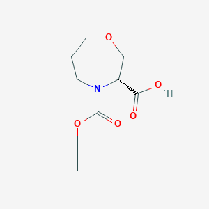 (3R)-4-tert-Butoxycarbonyl-1,4-oxazepane-3-carboxylic acid