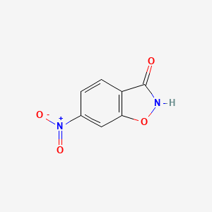 molecular formula C7H4N2O4 B8222423 6-Nitro-1,2-benzoxazol-3-ol 