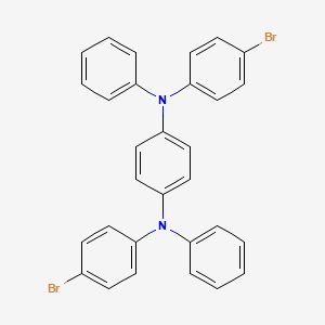 molecular formula C30H22Br2N2 B8222454 N1,N4-bis(4-bromophenyl)-N1,N4-diphenylbenzene-1,4-diamine 