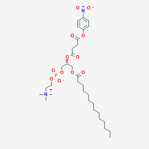 molecular formula C32H53N2O12P B8222521 1-肉豆蔻酰-2-(4-硝基苯基琥珀酰基)-sn-甘油-3-磷酸胆碱 