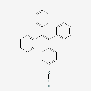 molecular formula C28H20 B8222628 (2-(4-Ethynylphenyl)ethene-1,1,2-triyl)tribenzene 