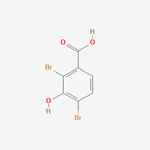 molecular formula C7H4Br2O3 B8222674 2,4-Dibromo-3-hydroxybenzoic acid 