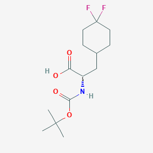 (S)-2-((tert-Butoxycarbonyl)amino)-3-(4,4-difluorocyclohexyl)propanoic acid