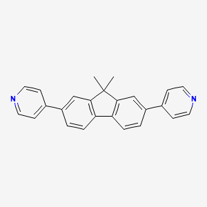 molecular formula C25H20N2 B8222757 4,4'-(9,9-二甲基-9H-芴-2,7-二基)二吡啶 