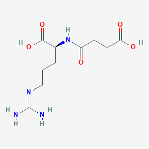 molecular formula C10H18N4O5 B8222880 N(2)-succinyl-L-arginine CAS No. 2478-02-6